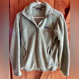 Patagonia Synchilla Mint Green Fleece Jacket Small - Women's